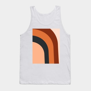 Abstract boho rainbow pattern Tank Top